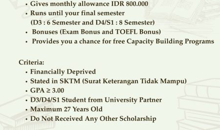 VDMI Scholarship Open Application for 2026/2027